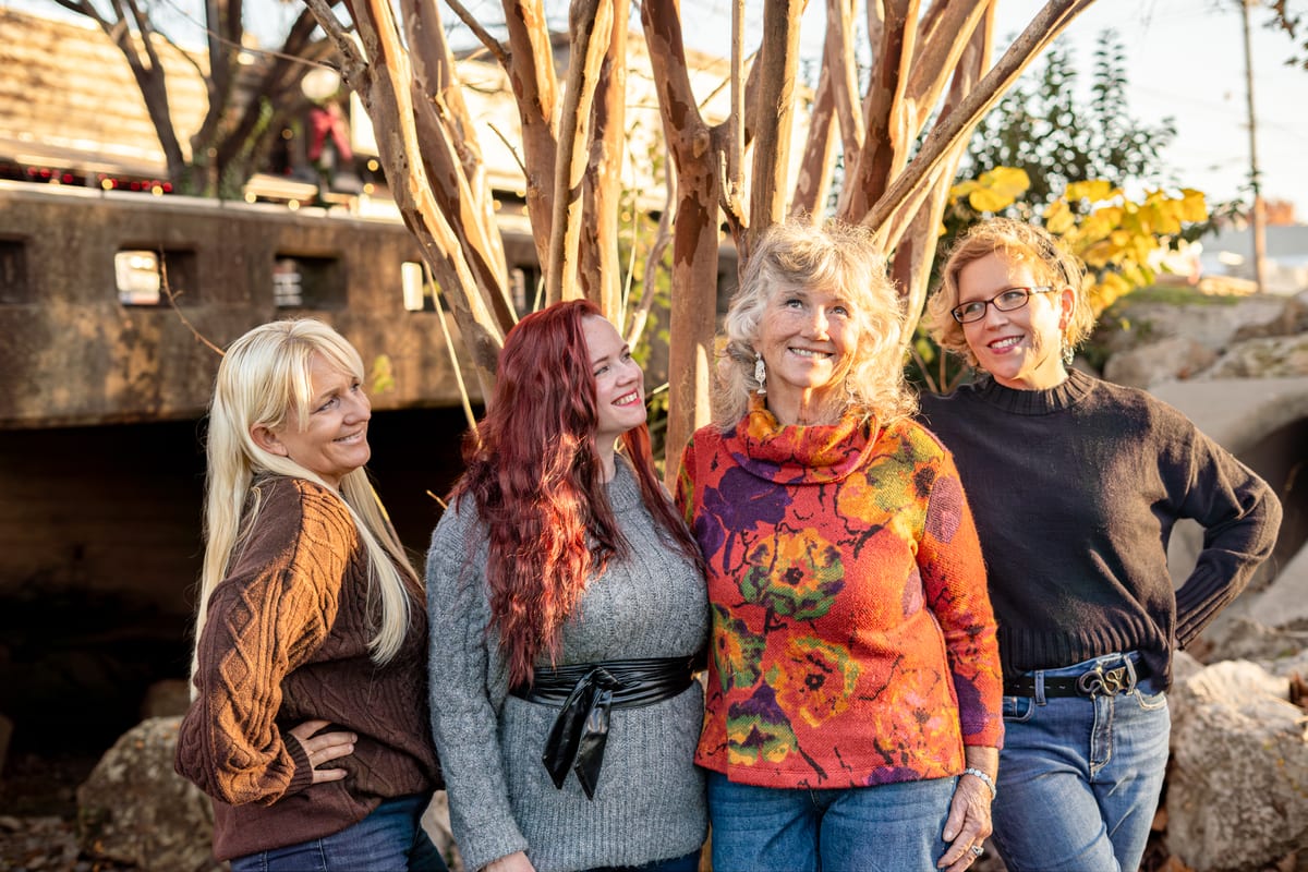 Family portrait session in Central Texas