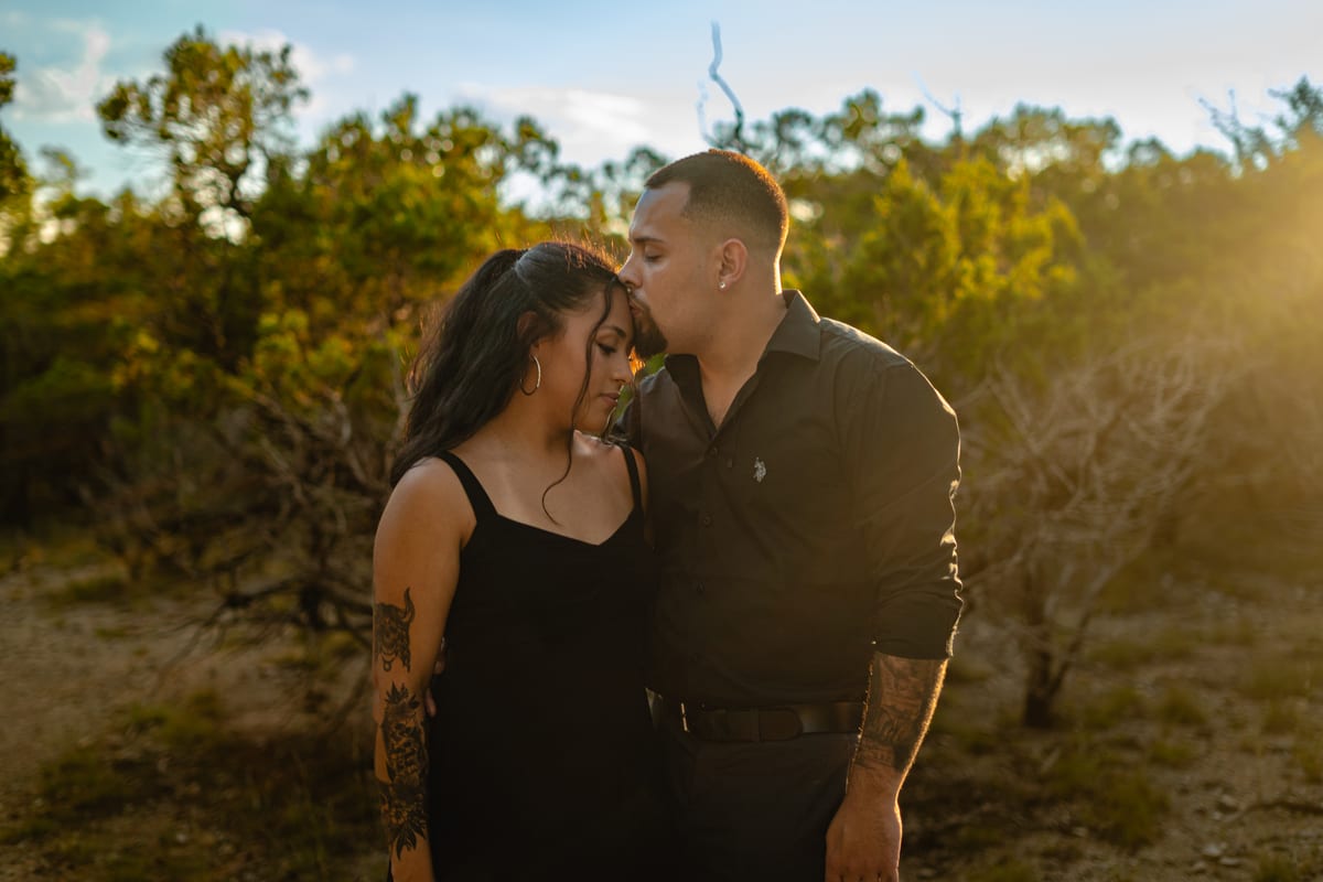 Couples session in Central Texas