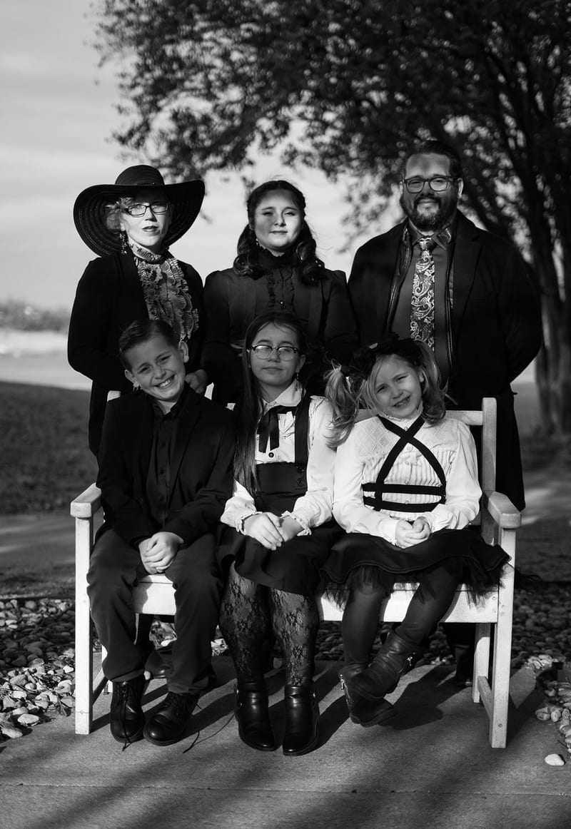 Family portrait session in Central Texas