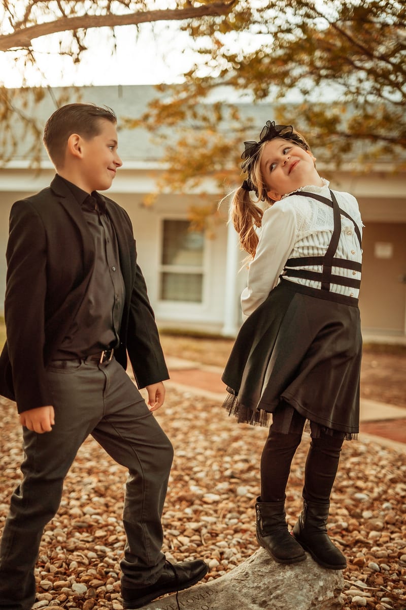 Family portrait session in Central Texas