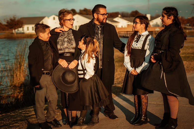 Family portrait session in Central Texas
