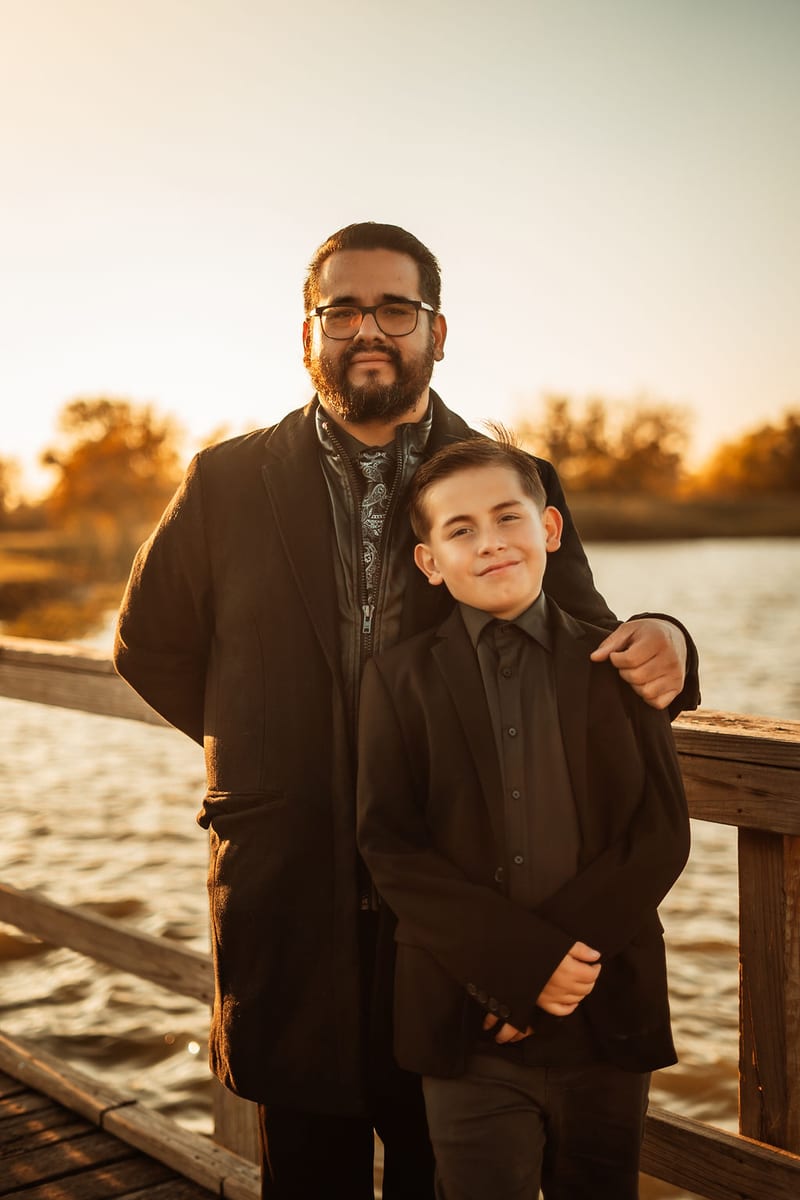 Family portrait session in Central Texas