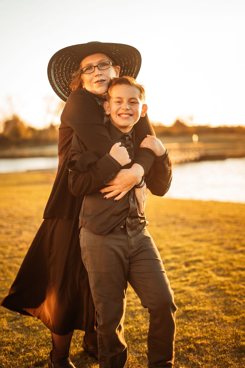 Family portrait session in Central Texas