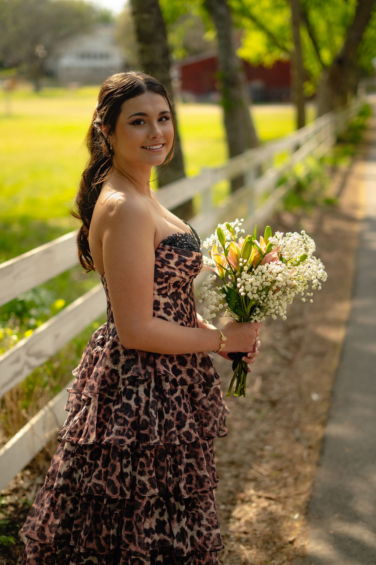 Prom portrait session in Central Texas