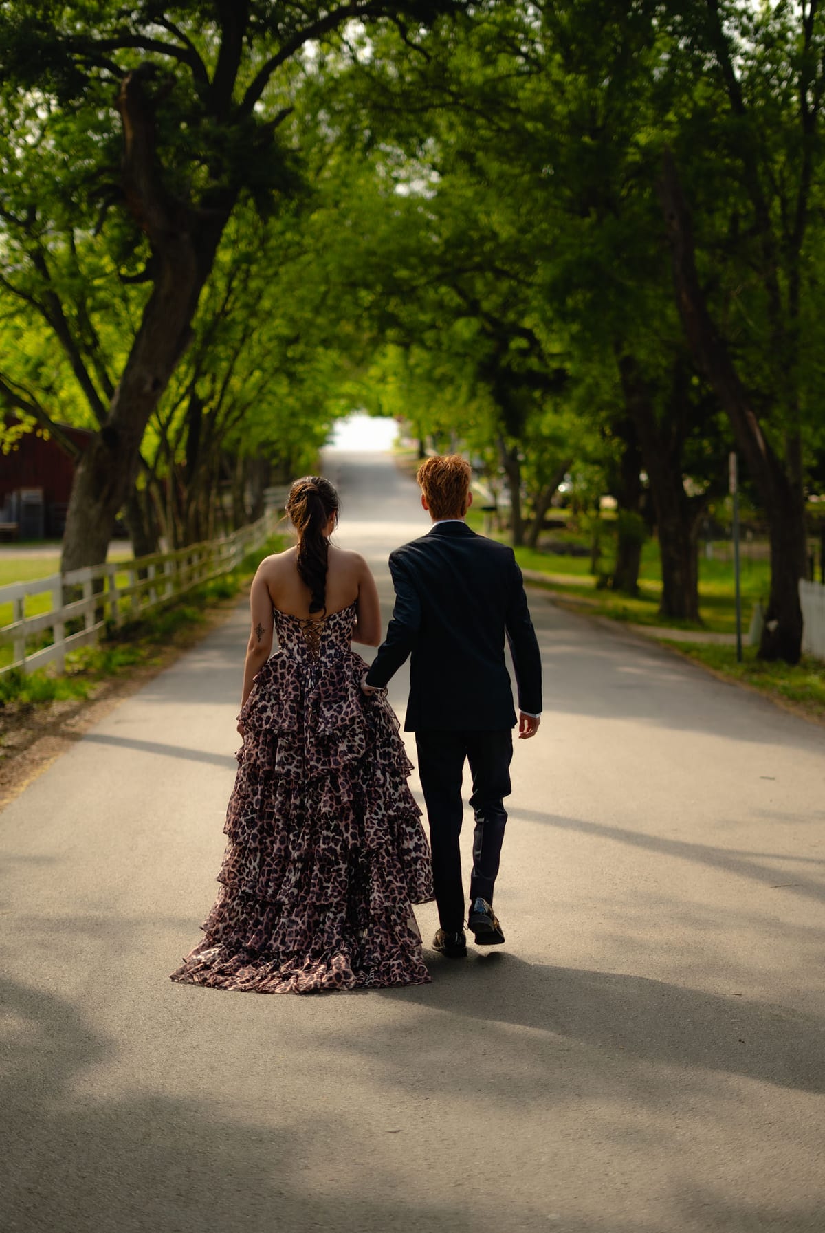 Prom portrait session in Central Texas