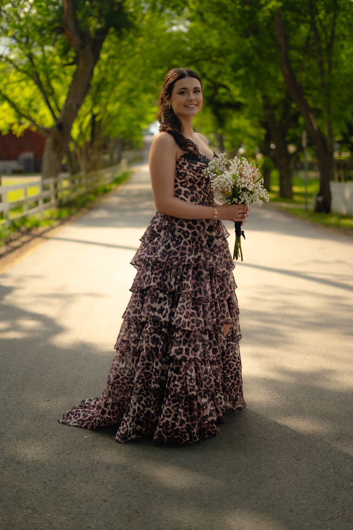 Prom portrait session in Central Texas